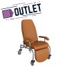 Kinefis Kinetic Duo Clinic and Geriatric Chair: With split legrest to offer greater comfort - Orange color LAST UNIT!